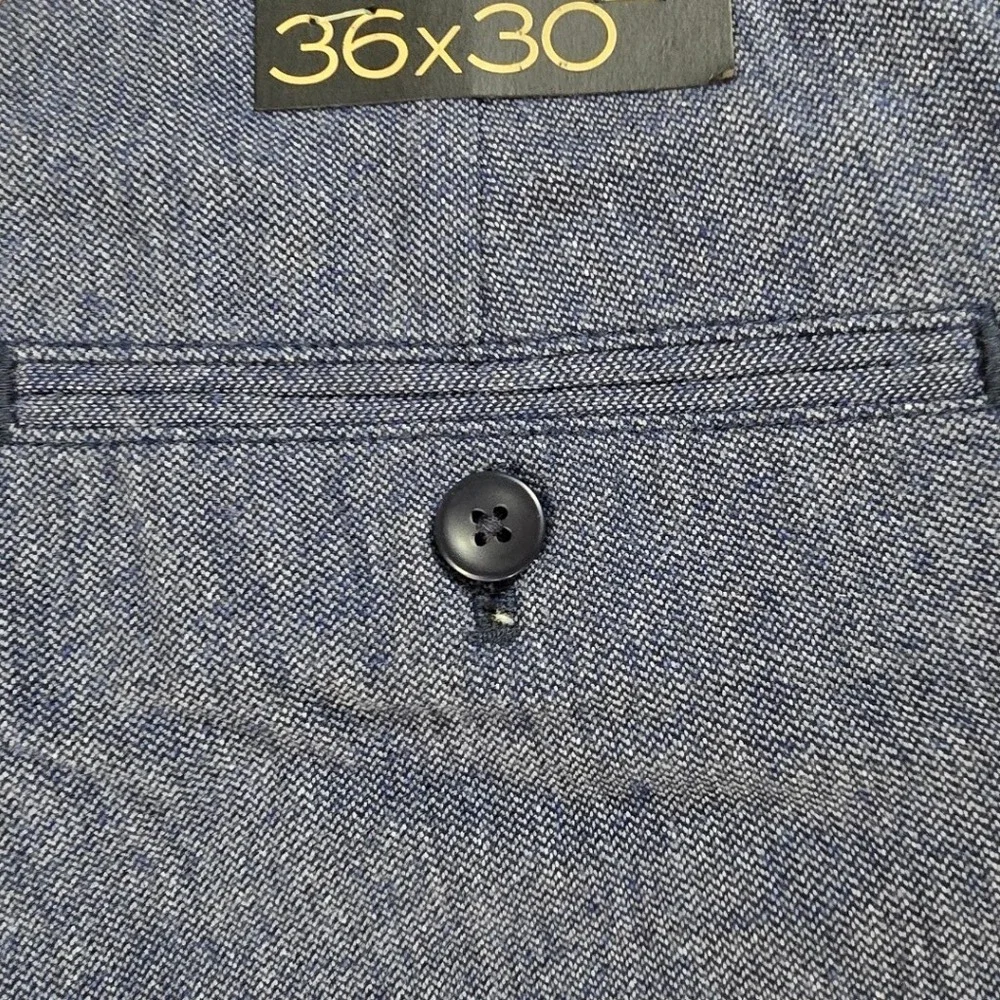 2015 DEADSTOCK NEW Banana Republic Men's Kentfield Pant Slim Fit Blue Size 36x30